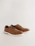 Tan Brown Sports Wedges sneakers