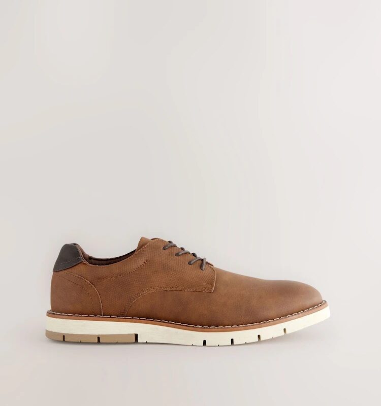 Tan Brown Sports Wedges sneakers