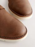 Tan Brown Sports Wedges sneakers
