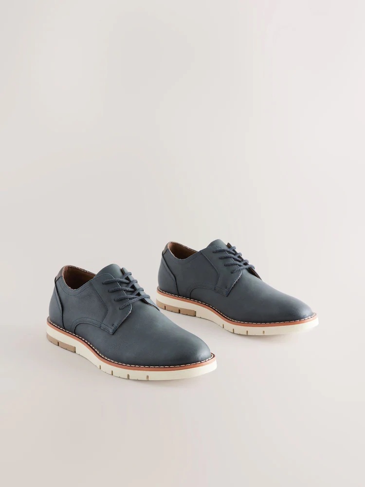 Navy Blue Sports Wedges sneakers