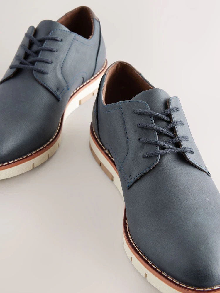 Navy Blue Sports Wedges sneakers