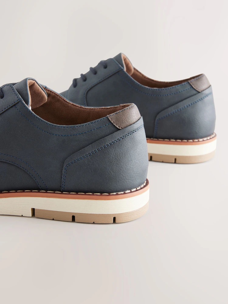 Navy Blue Sports Wedges sneakers