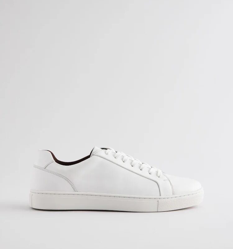 White Leather Trainers