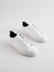 White Leather Trainers