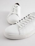 White Leather Trainers