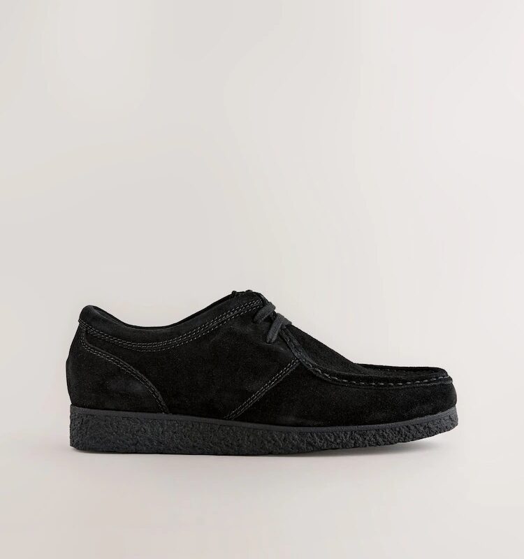 Black Suede Apron sneakers