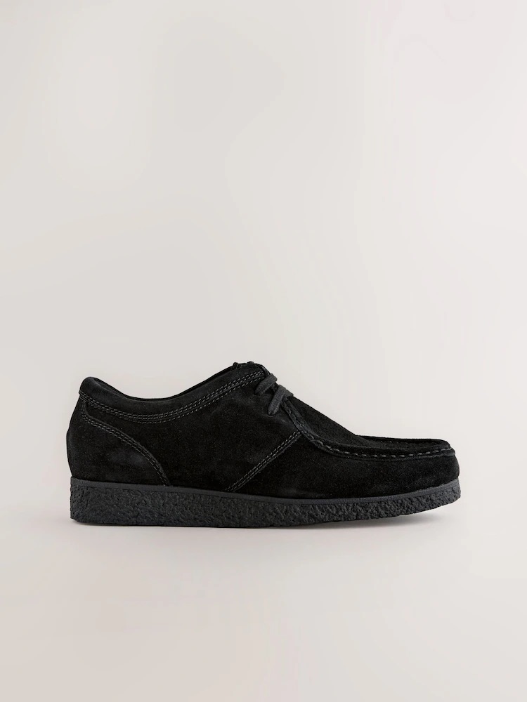 Black Suede Apron sneakers