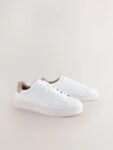 White Smart Casual Long sneakers