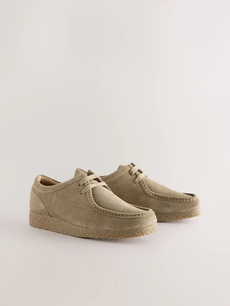 Stone Suede Apron sneakers