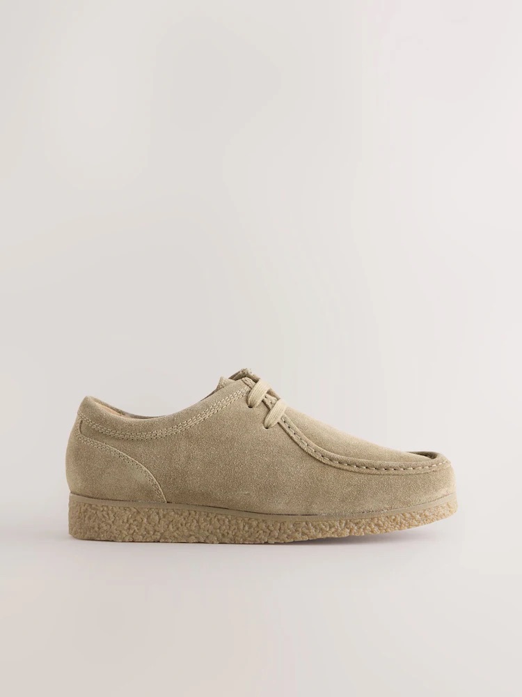 Stone Suede Apron sneakers